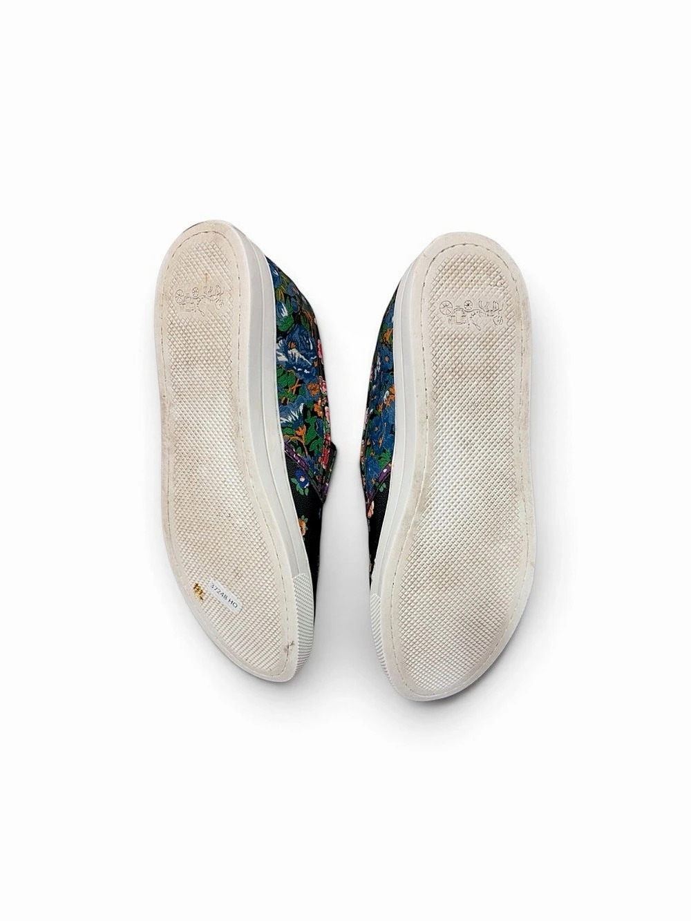 Coach Floral Slip-On Sneakers in Black - Picture 6 of 6